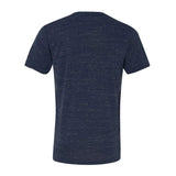 3655 BELLA + CANVAS Textured Jersey V-Neck Tee Navy Marble