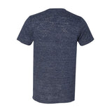 3655 BELLA + CANVAS Textured Jersey V-Neck Tee Navy Slub