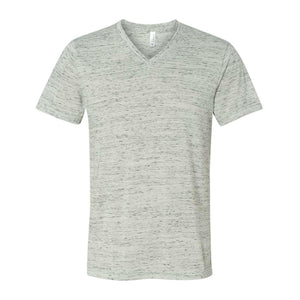 3655 BELLA + CANVAS Textured Jersey V-Neck Tee White Marble