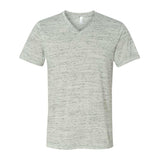 3655 BELLA + CANVAS Textured Jersey V-Neck Tee White Marble