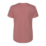 6405CVC BELLA + CANVAS Women's Relaxed Heather CVC V-Neck Tee Heather Mauve