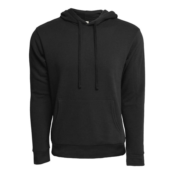 9304 Next Level Unisex Laguna Sueded Hoodie Black