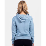 9304 Next Level Unisex Laguna Sueded Hoodie Stonewash Denim