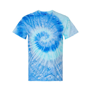 1000 Colortone Multi-Color Tie-Dyed T-Shirt Blue Jerry