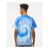 1000 Colortone Multi-Color Tie-Dyed T-Shirt Blue Jerry