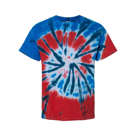 1000 Colortone Multi-Color Tie-Dyed T-Shirt Independence