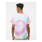 1000 Colortone Multi-Color Tie-Dyed T-Shirt Jelly Bean