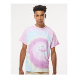 1000 Colortone Multi-Color Tie-Dyed T-Shirt Jelly Bean