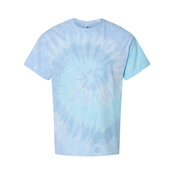 1000 Colortone Multi-Color Tie-Dyed T-Shirt Lagoon