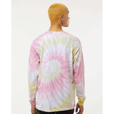 2000 Colortone Tie-Dyed Long Sleeve T-Shirt Desert Rose