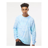 2000 Colortone Tie-Dyed Long Sleeve T-Shirt Lagoon