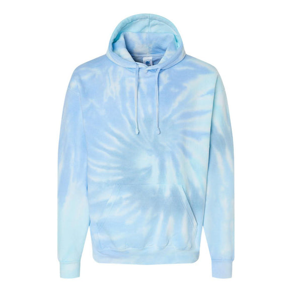 8777 Colortone Tie-Dyed Hooded Sweatshirt Lagoon