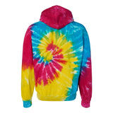 8777 Colortone Tie-Dyed Hooded Sweatshirt Reactive Rainbow