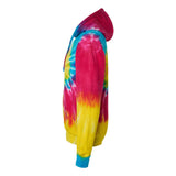 8777 Colortone Tie-Dyed Hooded Sweatshirt Reactive Rainbow