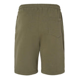 IND20SRT Independent Trading Co. Midweight Fleece Shorts Army