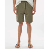 IND20SRT Independent Trading Co. Midweight Fleece Shorts Army