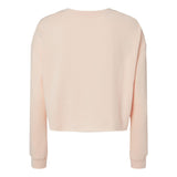 AFX24CRP Independent Trading Co. Women's Lightweight Crop Crew Pullover Blush