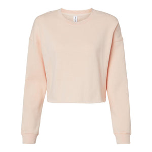 AFX24CRP Independent Trading Co. Women's Lightweight Crop Crew Pullover Blush