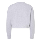 AFX24CRP Independent Trading Co. Women's Lightweight Crop Crew Pullover Grey Heather