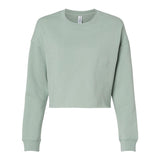 AFX24CRP Independent Trading Co. Women's Lightweight Crop Crew Pullover Sage