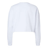 AFX24CRP Independent Trading Co. Women's Lightweight Crop Crew Pullover White