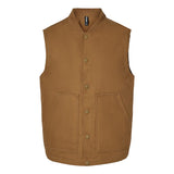 EXP560V Independent Trading Co. Insulated Canvas Workwear Vest Saddle