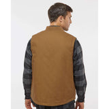 EXP560V Independent Trading Co. Insulated Canvas Workwear Vest Saddle