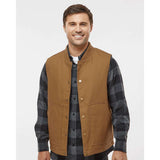 EXP560V Independent Trading Co. Insulated Canvas Workwear Vest Saddle