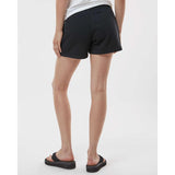 PRM20SRT Independent Trading Co. Women’s Lightweight California Wave Wash Sweatshorts Black