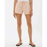 PRM20SRT Independent Trading Co. Women’s Lightweight California Wave Wash Sweatshorts Blush