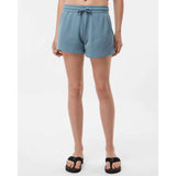 PRM20SRT Independent Trading Co. Women’s Lightweight California Wave Wash Sweatshorts Misty Blue