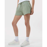 PRM20SRT Independent Trading Co. Women’s Lightweight California Wave Wash Sweatshorts Sage