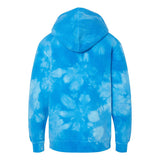 PRM1500TD Independent Trading Co. Youth Midweight Tie-Dye Hooded Pullover Tie Dye Aqua Blue