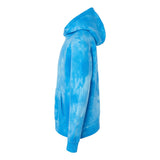 PRM1500TD Independent Trading Co. Youth Midweight Tie-Dye Hooded Pullover Tie Dye Aqua Blue