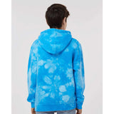 PRM1500TD Independent Trading Co. Youth Midweight Tie-Dye Hooded Pullover Tie Dye Aqua Blue