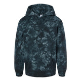 PRM1500TD Independent Trading Co. Youth Midweight Tie-Dye Hooded Pullover Tie Dye Black