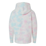 PRM1500TD Independent Trading Co. Youth Midweight Tie-Dye Hooded Pullover Tie Dye Cotton Candy