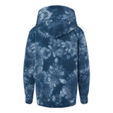 PRM1500TD Independent Trading Co. Youth Midweight Tie-Dye Hooded Pullover Tie Dye Navy