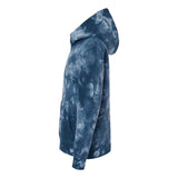 PRM1500TD Independent Trading Co. Youth Midweight Tie-Dye Hooded Pullover Tie Dye Navy