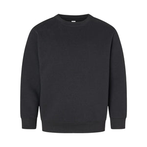 2225 LAT Youth Elevated Fleece Crewneck Sweatshirt Black