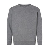 2225 LAT Youth Elevated Fleece Crewneck Sweatshirt Granite Heather