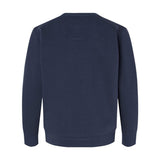 2225 LAT Youth Elevated Fleece Crewneck Sweatshirt Navy