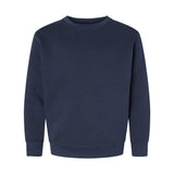 2225 LAT Youth Elevated Fleece Crewneck Sweatshirt Navy