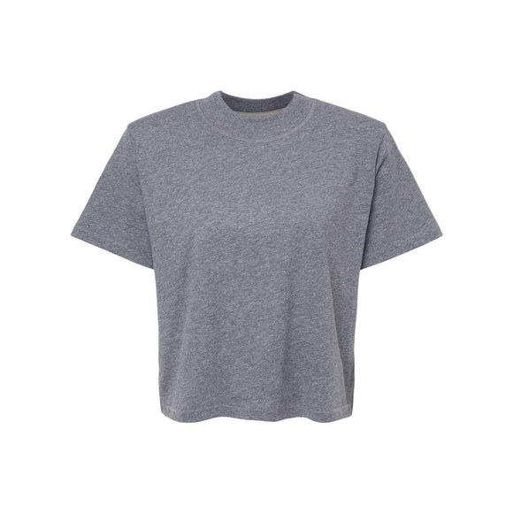 3518 LAT Women's Boxy Tee Granite Heather