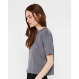 3518 LAT Women's Boxy Tee Granite Heather