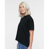 3519 LAT Women's Hi-Lo Tee Black