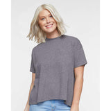 3519 LAT Women's Hi-Lo Tee Granite Heather