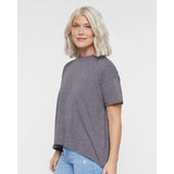 3519 LAT Women's Hi-Lo Tee Granite Heather