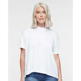 3519 LAT Women's Hi-Lo Tee White