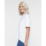 3519 LAT Women's Hi-Lo Tee White